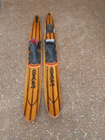 Photo Water Skis Concave Wedge Edge Combination skis $150