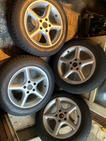 Photo 16 borbet 5x114.3 wheels 215-60-16 bridgestone blizzak snow tires $400