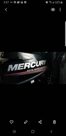 9.9 HP mercury outboard $1,200