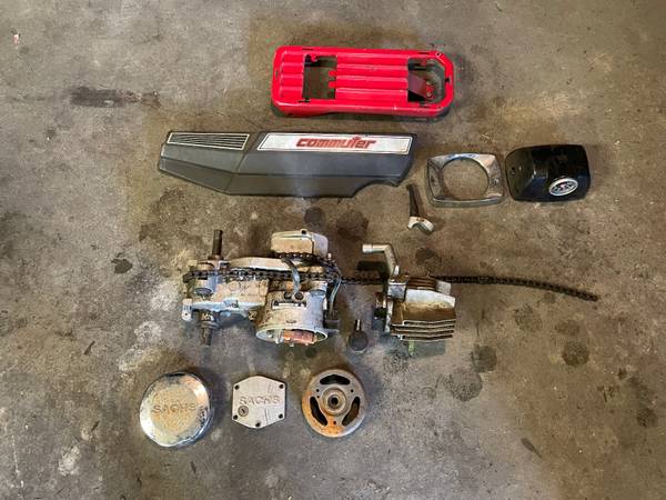 Photo Moped parts - Sachs 5051D engine, Columbia parts $100