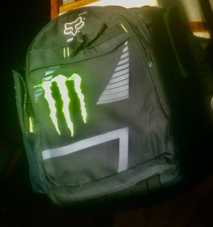 Photo NASCAR Monster energy backpack $10