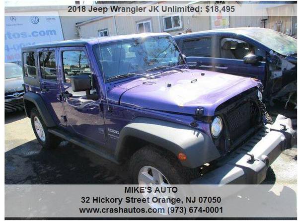 Photo 2018 Jeep Wrangler - $18,495 (Orange)