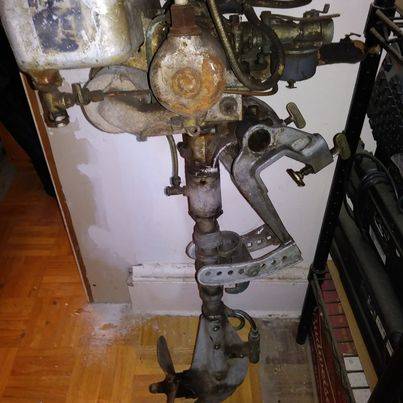 Photo Evinrude, boat motor 2-cyl OLD $600