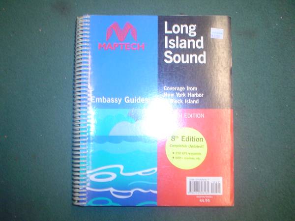 Photo MAPTECH EMBASSY GUIDES LONG ISLAND SOUND $10