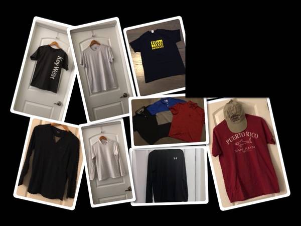 Mens Size Medium T-shirts, Polos, Sweater, Athletic Ts