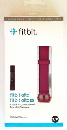 Photo NEW Genuine Fitbit Alta  Alta HR Classic Accessory Band Fuschia Small $11