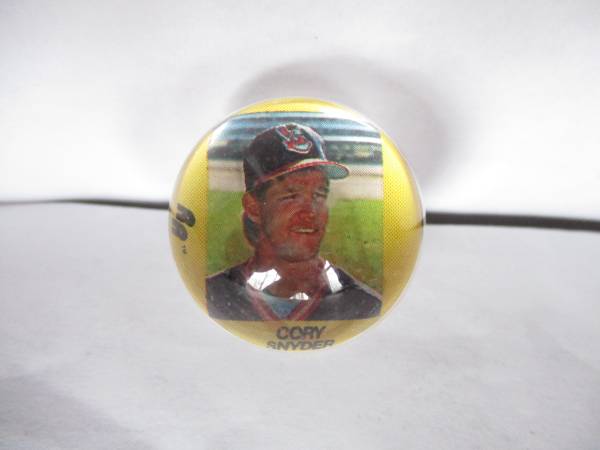 Photo Vintage 1 Cory Snyder Cleveland Indians Marble $1