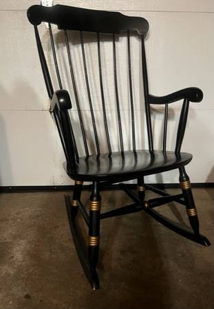 Photo Vintage Nichols  Stone Rocking Chair $70