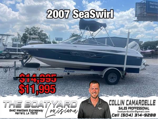 2007 Sea Swirl $11,995