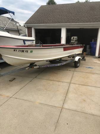 16 ft Starcraft and trailer $800