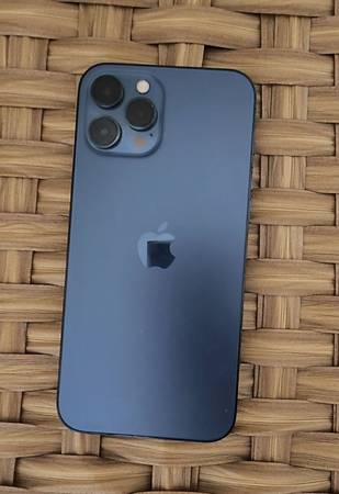 Photo Apple iPhone 12 Pro Max - 128GB - Pacific Blue (ATT Financedunpaid B $450