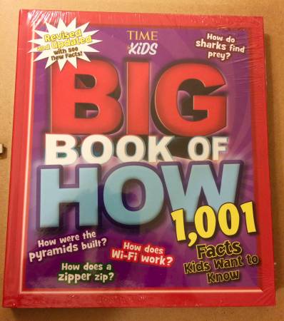 Photo BRAND NEW  FOR KIDS  BIG BOOK OF HOW 1,001 Facts Kids Want to Know $10