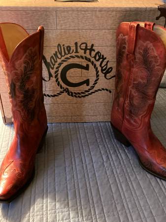 Photo Charlie Horse - Red Cowgirl Boots $85