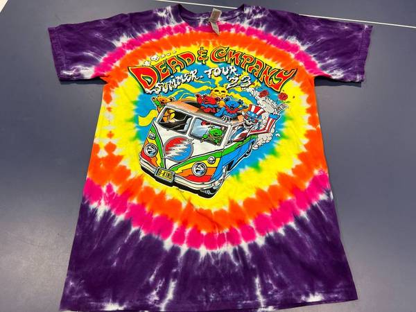 Photo DEAD  CO T-SHIRT THE FINAL TOUR 2023 OFFICIAL ADULT SMALL NEW TIE DYE $95