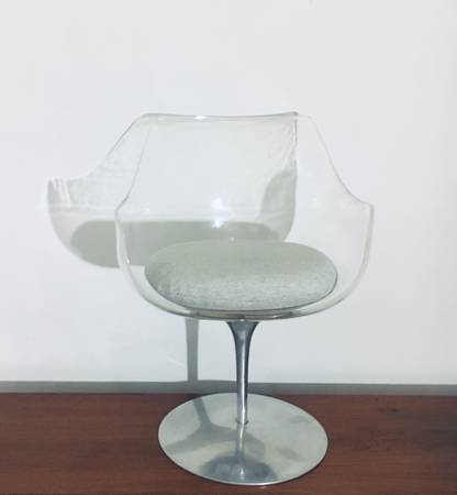 Photo Estelle Erwine Laverne Invisible Chair Mid Century Modern Knoll Eames $1,500