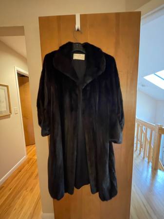 Photo Full Length Mink Coat $8,000