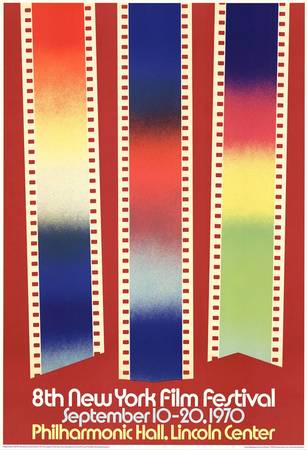 Photo James Rosenquist, SIGNED New York Film Festival Poster $450