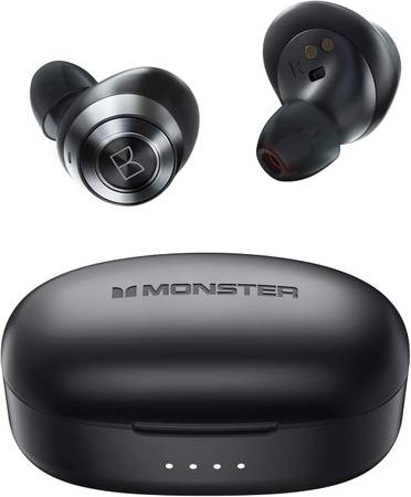 Photo Monster Achieve 100 AirLinks - Wireless Bluetooth 5.0 Earbuds - SEALED $59