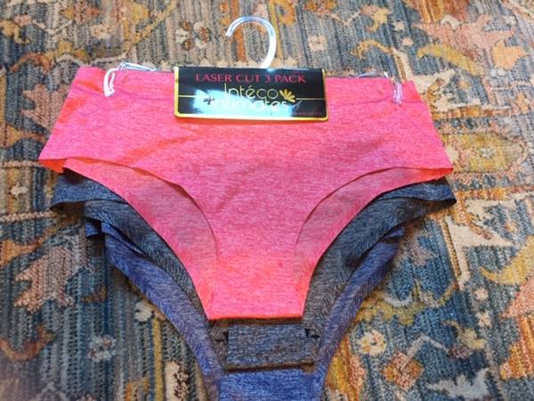 Photo NEW Laser Cut Panties size L -- three pack $5