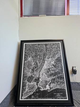 New York City and vicinity print $100