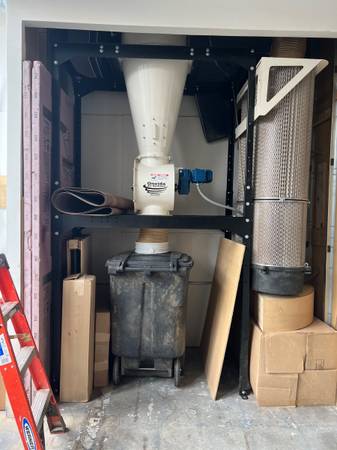 Photo Oneida 7.5hp Direct Drive Industrial MERV-13 Cyclone Dust Collector $4,000