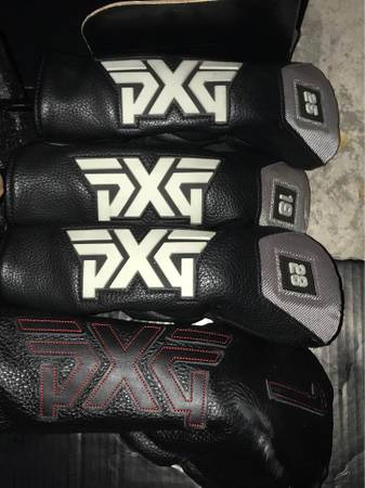Photo PXG Set of Regular Driver and 3 Stiff Generation Hybrids with covers $650