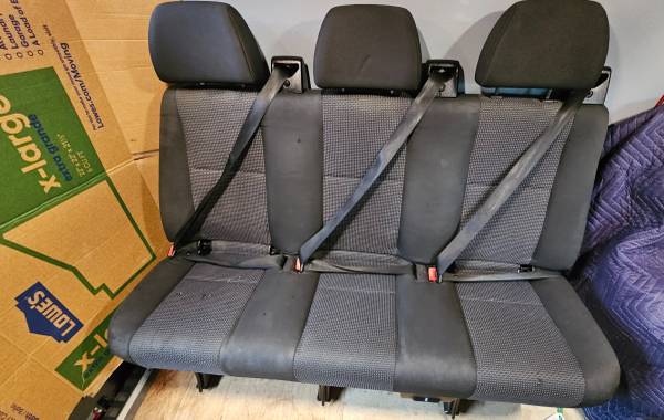 Photo Passenger seats 3-person seat for Mercedes Sprinter Cargo or Crew Van $350