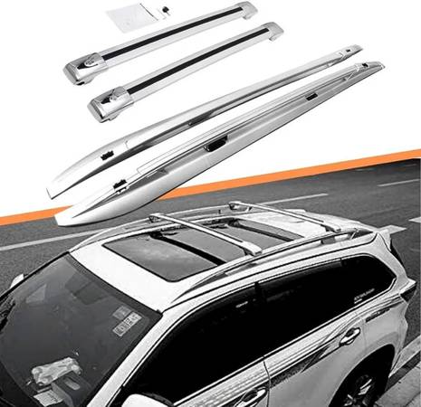 Photo Roof Rack Cross Bars fit for Toyota Highlander 2014-2019 Side Rails Aluminum Cro $300