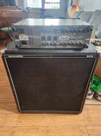 SVT-4 PRO Bass Head and Acoustic combo B410 Bass Cabinet $800