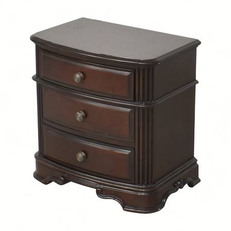 Photo Solid Wood Nightstands Espresso color (2)- Optional Matching Furniture $300
