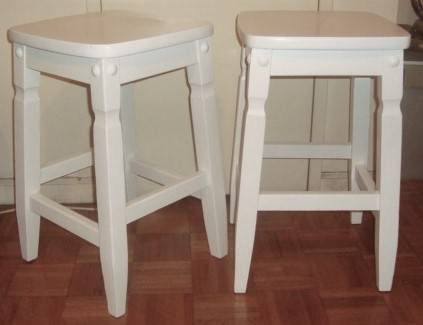 Photo TWO  24 Square Seat Counter Stools - Pier 1 $130