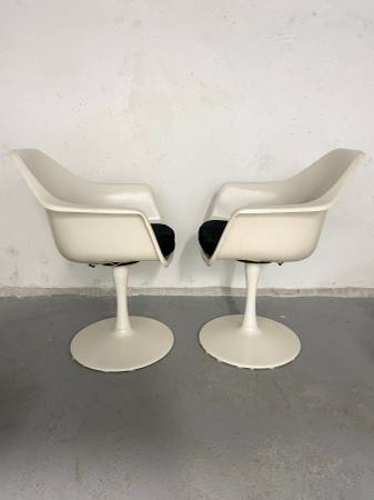 Photo Vintage 1 Available - Fiberglass Tulip Chairs $200