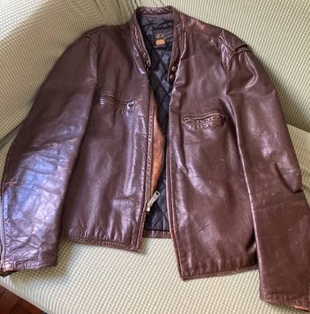 Photo Vintage motorcycle jacket $125