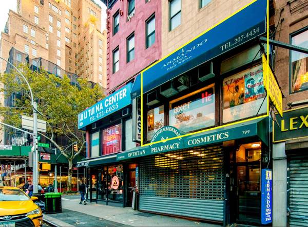 retail space in upper east side $7,500