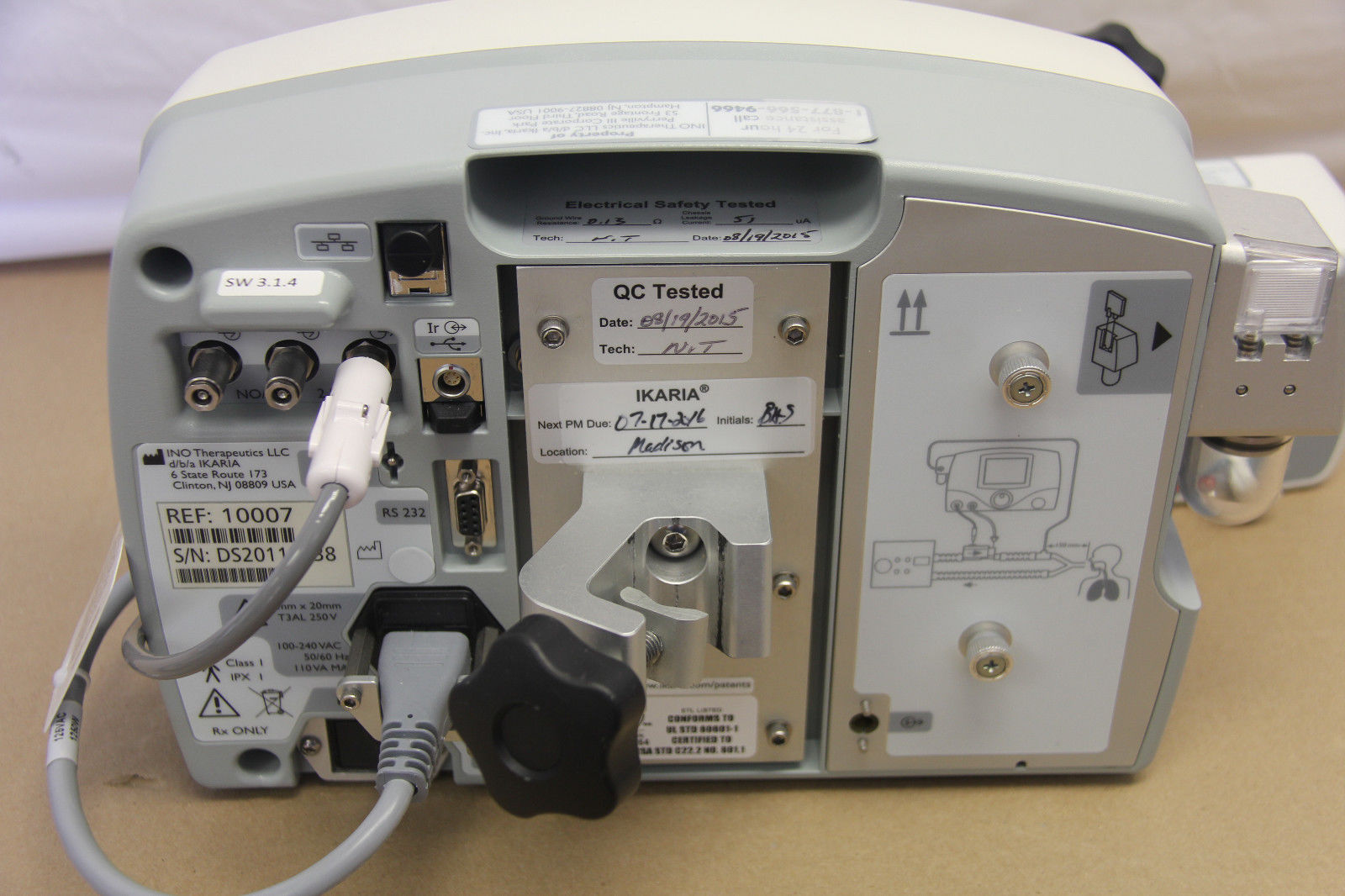 Ikaria INOmax DSIR Plus Nitric Oxide Delivery System Tools For Sale