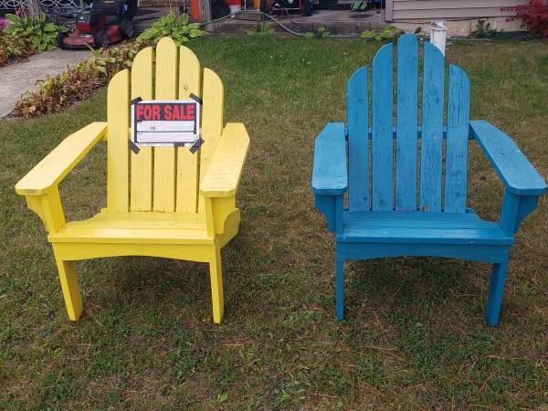 Photo Adirondack Chairs ( Cedar Wood) $35