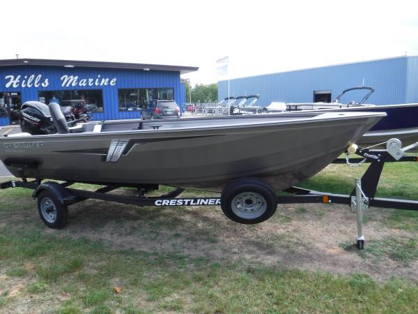 Photo New 2023 Crestliner Discovery 1650 Tiller fishing boat package $19,574