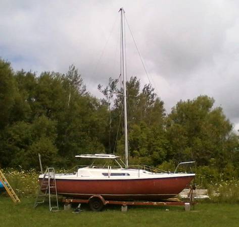 Photo Sailboat Project with Trailer $1,000