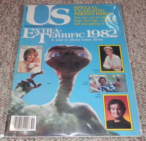 US Magazine December 21, 1982 Princess Diana Prince William E.T. etc. $10