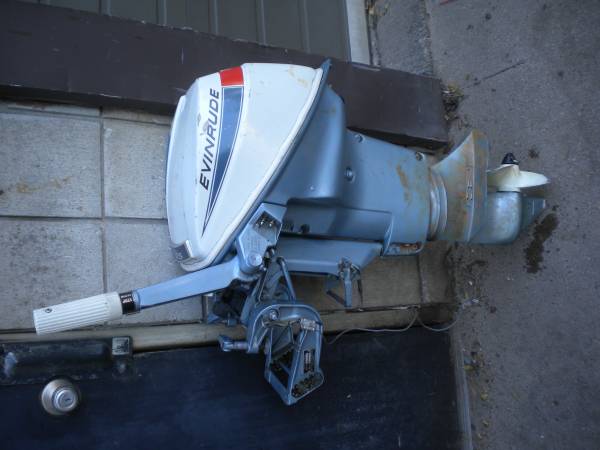evinrude sportwin sport twin 9.5 hp short shaft outboard $450