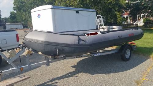 Photo 2020 18 Inflatable Boat  Trailer $3,000