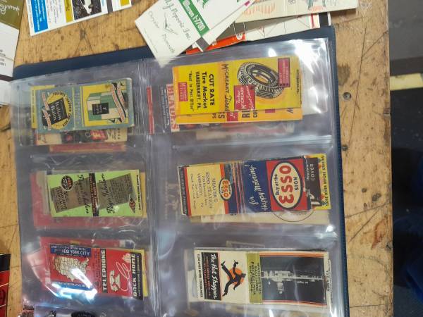 Photo Antique and vintage matchbook collection and crate 1000 matchbookes $300