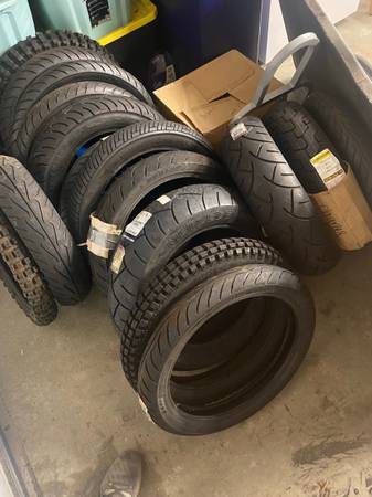 Photo NOS Tires street and dirt assorted sizes see details for specifics $1