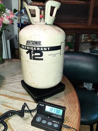 Photo National R-12 Refrigerant freon partial tank $200