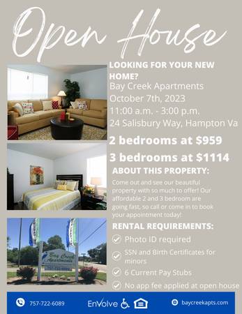 Photo Open House......Come See Us $959