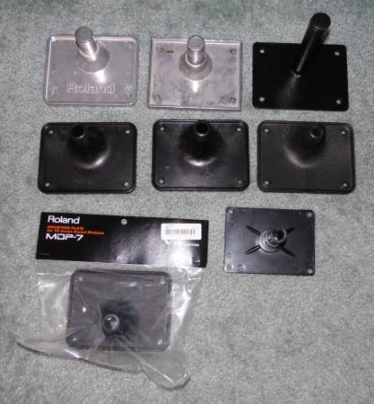 Photo Roland (Lot of 8) TD Series Sound Module Mounting Plates