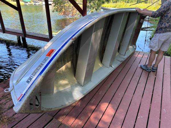 14 Ft. Aluminum Boat and motor $595