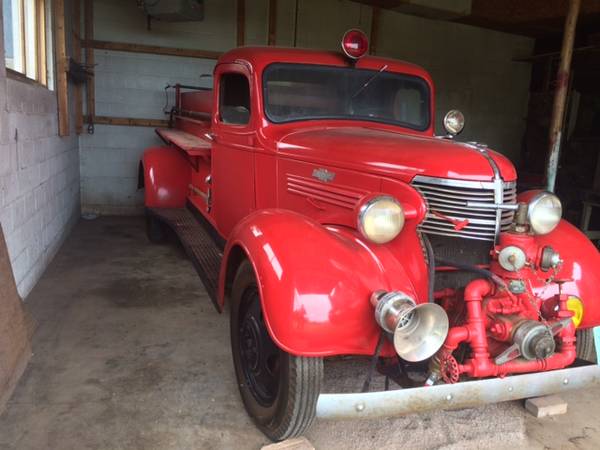 1938 Chevrolet Firetruck 2,660 miles - $4500 (Bayfield) | Cars & Trucks ...