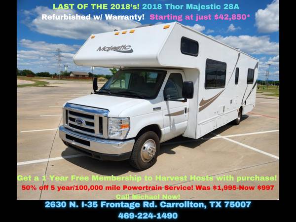 Photo Blowout Sale 2018 Thor Majestic 28A $42,850