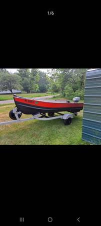 Photo Boat hull 14 foot aluminum $200
